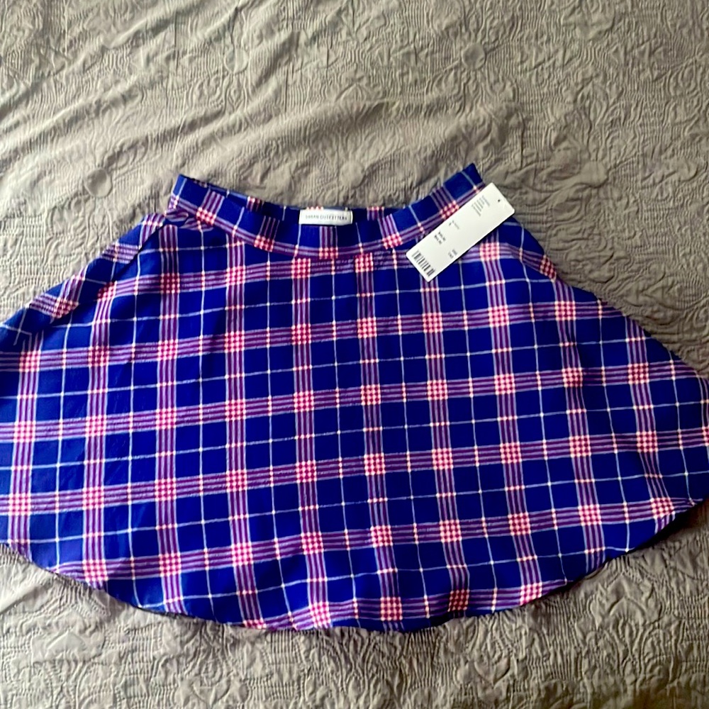 New Urban Outfitters Plaid Mini Skirt